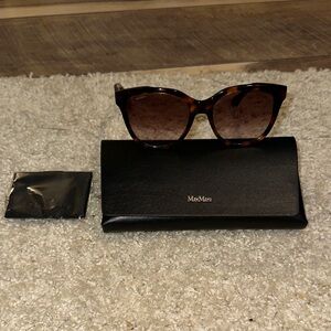 MaxMara Brown Tortoise Sunglasses